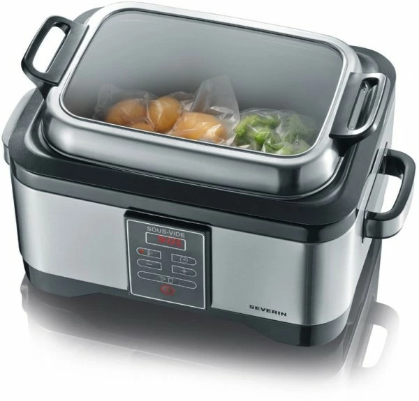 Dampfgarer & Reiskocher Severin SV 2447 Sous-Vide Garer Edelstahl-gebürstet/schwarz 1 Dampfgarer & Reiskocher Severin SV 2447 Sous-Vide Garer Edelstahl-gebürstet/schwarz