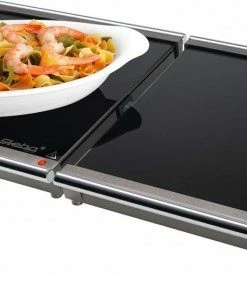 Geschirr- Und Kochplattenwärmer Steba WP 1 Warmhalteplatte Glas/chrom