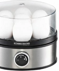 Rommelsbacher ER 400 Eierkocher Edelstahl/schwarz