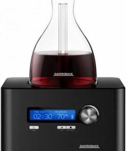 Popcorn, Schokolade & Co. Gastroback Home Sommelier - Weindekantierer Schwarz