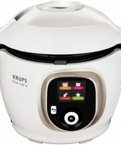 Dampfgarer & Reiskocher Krups CZ7101 Cook4Me+ Multikocher Weiß/grau