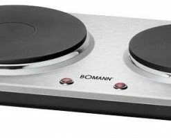 Geschirr- Und Kochplattenwärmer BOMANN DKP 5033 E CB Doppelkochplatte Edelstahl