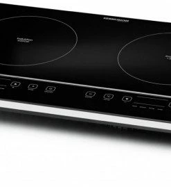 Geschirr- Und Kochplattenwärmer Rommelsbacher CT 3405/IN Doppelkochplatte Schwarz