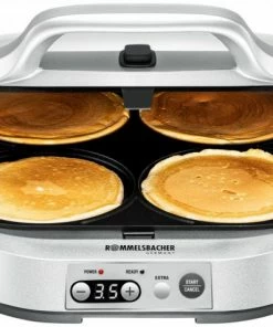 Waffelautomaten Rommelsbacher PC 1800 Waffelautomat Silber