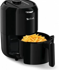 Fritteusen Tefal EY1018 Easy Fry Compact Heißluft-Fritteuse Schwarz