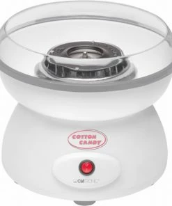 Popcorn, Schokolade & Co. Clatronic ZWM 3478 Zuckerwatte-Maker Weiß