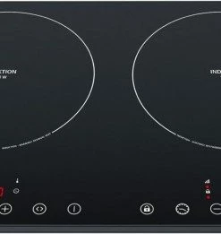 Geschirr- Und Kochplattenwärmer Steba IK 650 SLIM Doppel-Induktionskochplatte Schwarz