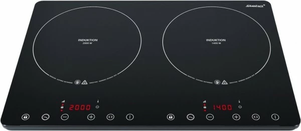 Geschirr- Und Kochplattenwärmer Steba IK 650 SLIM Doppel-Induktionskochplatte Schwarz 1 Geschirr- Und Kochplattenwärmer Steba IK 650 SLIM Doppel-Induktionskochplatte Schwarz
