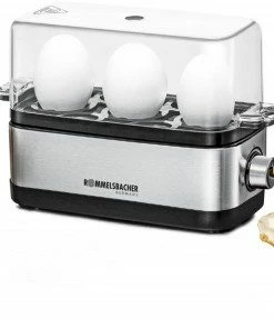 Rommelsbacher ER 300 Eierkocher Edelstahl/schwarz