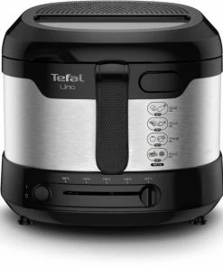 Fritteusen Tefal FF215D Uno M Fritteuse Schwarz/edelstahl