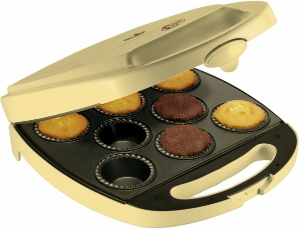 Waffelautomaten Bestron DKP 2828 Cupcake Maker Gelb 1 Waffelautomaten Bestron DKP 2828 Cupcake Maker Gelb