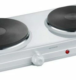 Geschirr- Und Kochplattenwärmer Severin DK 1042 Doppelkochplatte Weiß