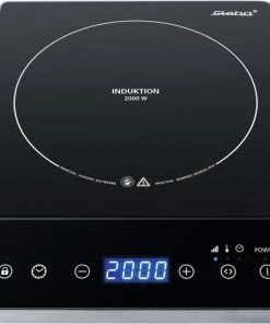 Geschirr- Und Kochplattenwärmer Steba IK 75 Induktionskochplatte Schwarz/edelstahl