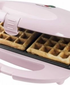 Waffelautomaten Bestron ASW401P Waffelautomat Hellrosa