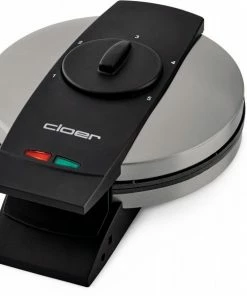 Waffelautomaten Cloer 1639 SR Waffelautomat Edelstahl Schwarz