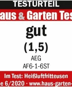 Fritteusen AEG AF6-1-6ST Gourmet 6 Heißluft-Fritteuse Edelstahl -Küchenkleingeräte Verkäufe a1d7fdc9 55b3 47b4 8620 03450f2020ee 600x600