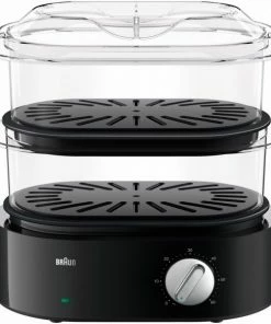Dampfgarer & Reiskocher Braun FS5100BK Identity Collection Dampfgarer Schwarz