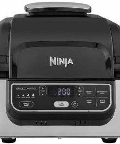 Fritteusen NINJA AG301EU Heißluft-Fritteuse Schwarz/silber