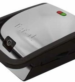 Waffelautomaten Tefal SW852D Snack Collection Waffelautomat Schwarz/edelstahl