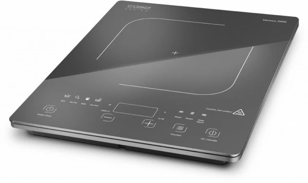 Geschirr- Und Kochplattenwärmer Caso Various 2000 Induktionskochplatte Schwarz 2 Geschirr- Und Kochplattenwärmer Caso Various 2000 Induktionskochplatte Schwarz – Bild 2