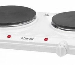 Geschirr- Und Kochplattenwärmer BOMANN DKP 5028 CB Doppelkochplatte Weiß