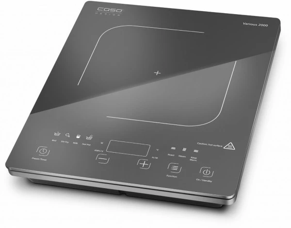 Geschirr- Und Kochplattenwärmer Caso Various 2000 Induktionskochplatte Schwarz 1 Geschirr- Und Kochplattenwärmer Caso Various 2000 Induktionskochplatte Schwarz