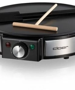 Crepes-Maker Cloer 6630 Crêpes Maker Edelstahl/schwarz