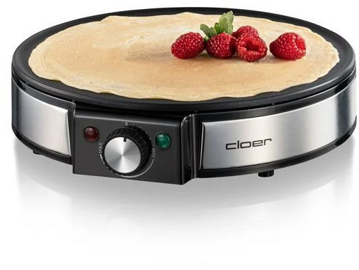 Crepes-Maker Cloer 6630 Crêpes Maker Edelstahl/schwarz 3 Crepes-Maker Cloer 6630 Crêpes Maker Edelstahl/schwarz – Bild 3