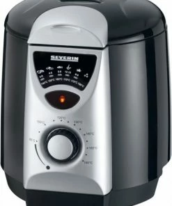 Fritteusen Severin FR 2408 Friteuse Schwarz-silber