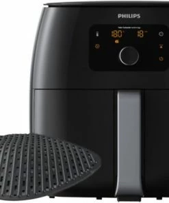 Fritteusen Philips HD9654/90 Airfryer Premium XXL Heißluft-Fritteuse Schwarz